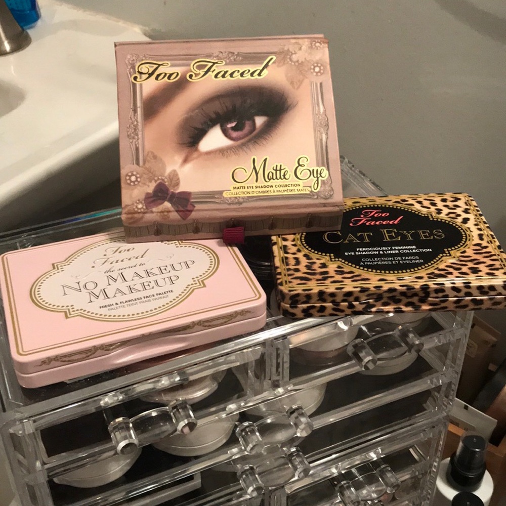 Too Faced trio palette bundle